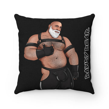 Nice & Naughty "G" The Original Bawdy Bear / Adult Content / Spun Polyester Square Pillow